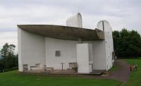 Ronchamp Chapel rear