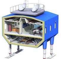 Halley-VI-Antarctic-research-station cutaway