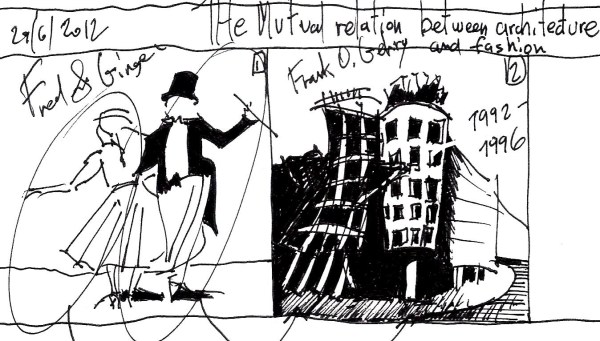 Dancing House Sketch