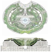 Jewel Changi Airport Plan and Elevation