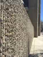 Rudolph Hall Bush Hammered Concrete